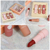 Fashion Lipstick Gold Leaf Jelly Temperature-changed Lip Balm Moisturizer Lips Beauty Makeup Brand HengFang 3 Colors