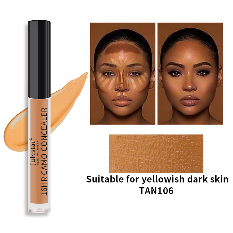 New Concealer Waterproof Non-Removal Concealer Liquid Concealer Cover Face Dark Circles Acne Marks Concealer