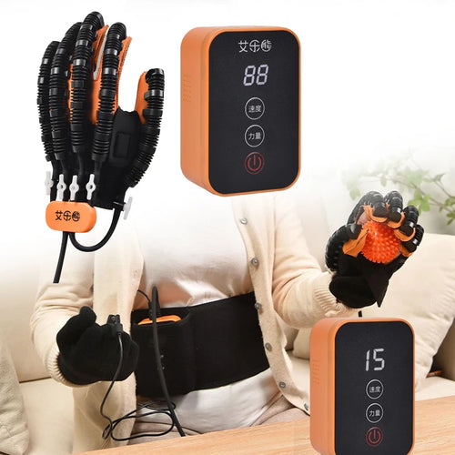 Protable Rehabilitation Robot Gloves Stroke Hemiplegia Cerebral Infarction Training Device Finger Exerciser Hand Function Recove