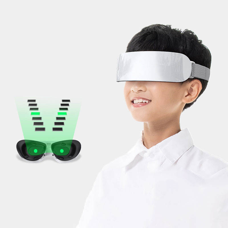 3d Moving Green Light Eye Protection Device Children'S Eye Massager Relives Eye Fatigue Vision Recovery Training Device