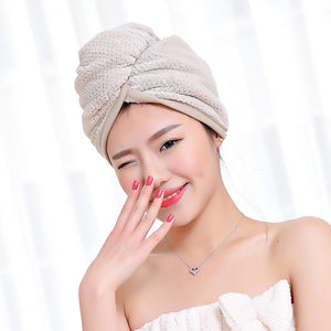 Hair cap, women's absorbent headscarf, long and short hair shower cap, quick drying towel, cute hair wiping, dry hair towel