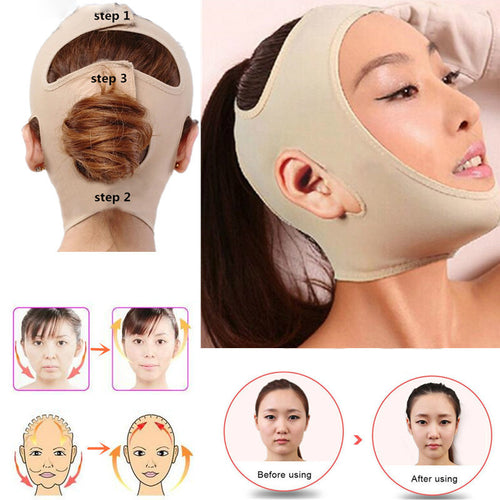 Delicate Facial Thin Face Mask Slimming Bandage Skin Care Belt Shape And Lift Reduce Double Chin Face Mask Face Thining Band