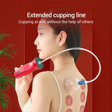 New electric cupping device multifunctional vacuum cupping and scraping instrument home set rechargeable meridian massager