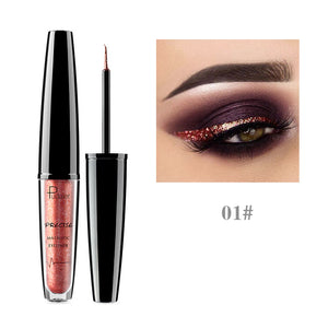 Heavy Metal Pearlescent Liquid Eyeliner Pudaier Metallic Liquid Eyeliner Sparkle Eyeliner Collection