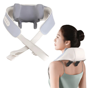 Electric Neck Massage Shawl U Shape Shiatsu Kneading Heating Relieve Cervical Back Pain Relaxation Fatigue Body Massage Device