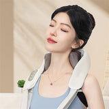 Electric Neck Massage Shawl U Shape Shiatsu Kneading Heating Relieve Cervical Back Pain Relaxation Fatigue Body Massage Device