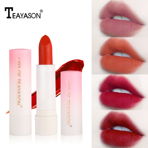 Lipstick Bean Paste Color Matte Matte Female Retro Red Peach Lipstick Matte Velvet Lipstick