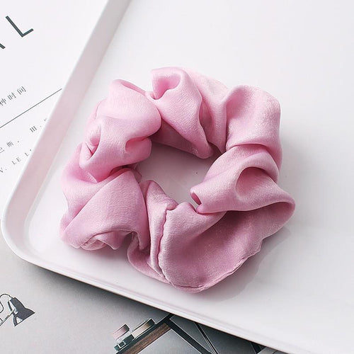 New Hot Sale Elastic Hair Ties Bands And Mask Sets Solid Color Hair Accessories For Women Girls Headband Scrunchie