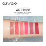 O.TWO.O 12 Colors Lips Makeup Lipstick  Lip Gloss Long Lasting Moisture Cosmetic Lipstick Red Lip Matte Lipstick Waterproof