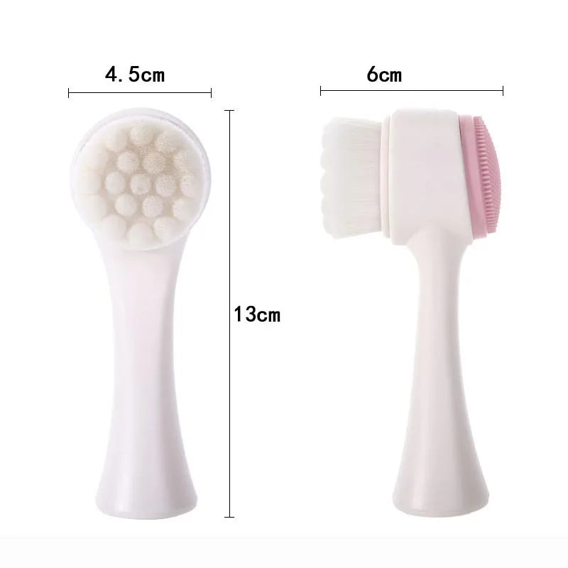 3D Double Side Multifunctional Face Brush Skin Cleaner Face Washing Machine Exfoliator Facial Cleaning Brush